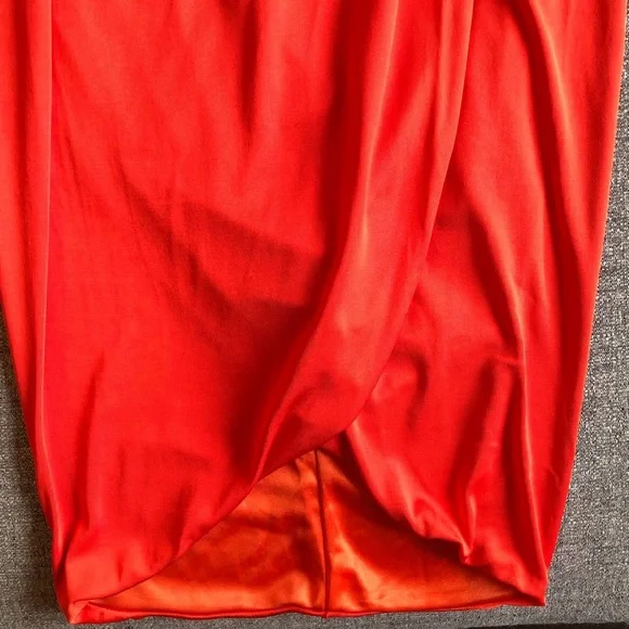 MARCIANO Red Strapless Cocktail Dress - Picture 3 of 6
